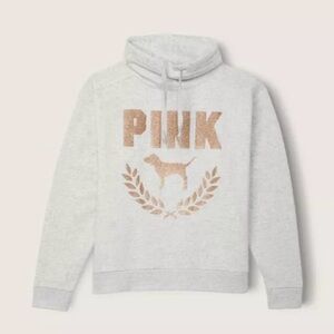 Pink Victoria’s Secret Cowl Neck Long Sleeve Sweater